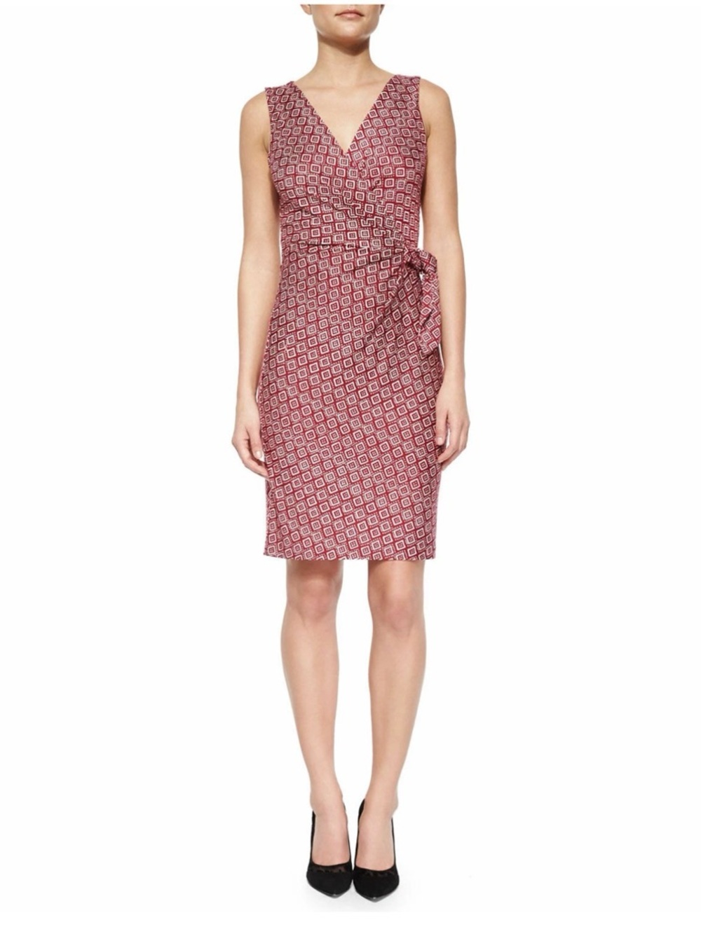 Diane Von Furstenberg Vintage Silk Wrap Dress summer spring sleeveless